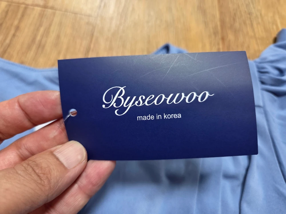 바이서우(BYSEOWOO) 맥시 랩원피스 프리사이즈 새상품 이미지