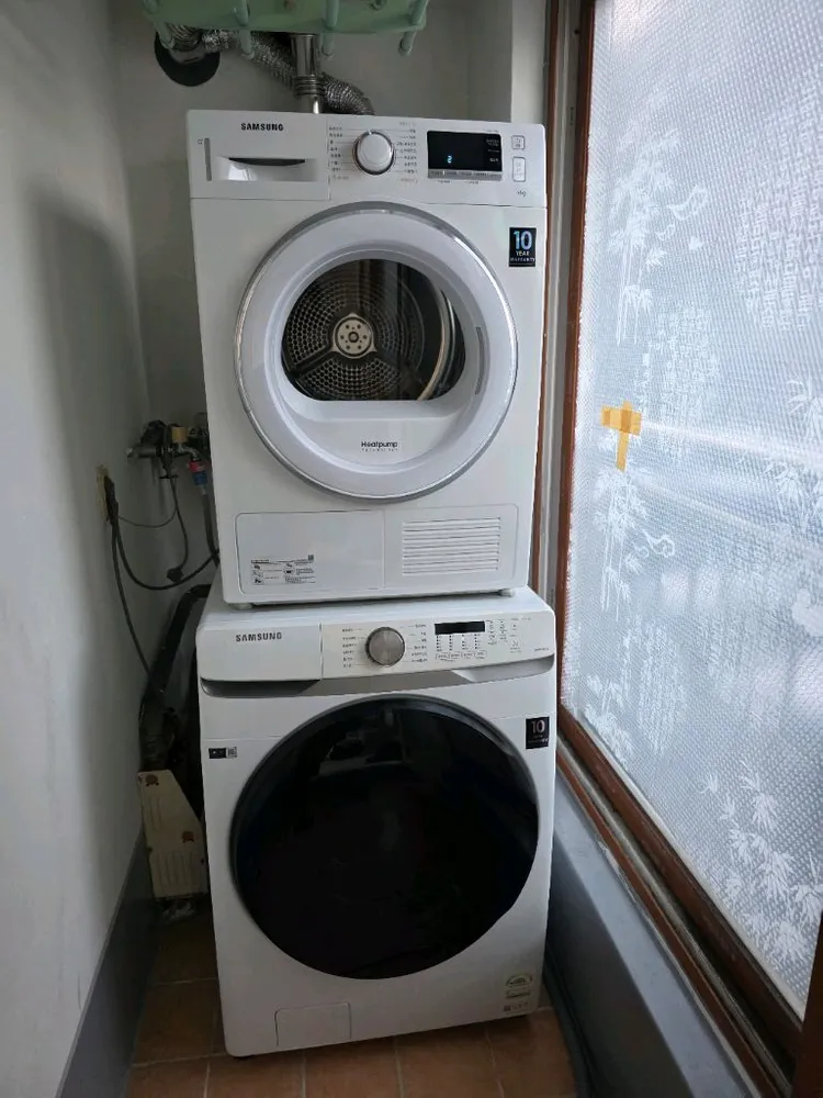 무료배송설치 세탁기 건조기 세트 삼성 이미지