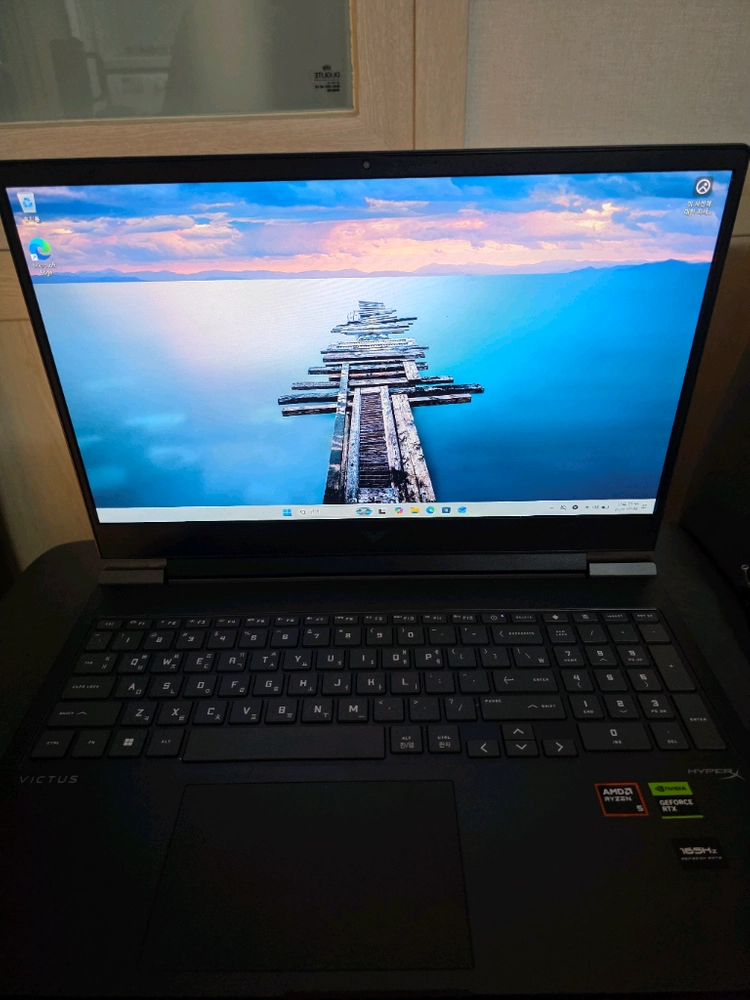hp빅터스16 게이밍 노트북 rtx4060, ddr5 16gb, 165hz+쿠팡케어1년 이미지