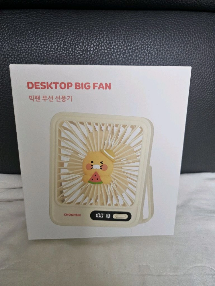 춘식 빅팬 무선 탁상용 선풍기 이미지