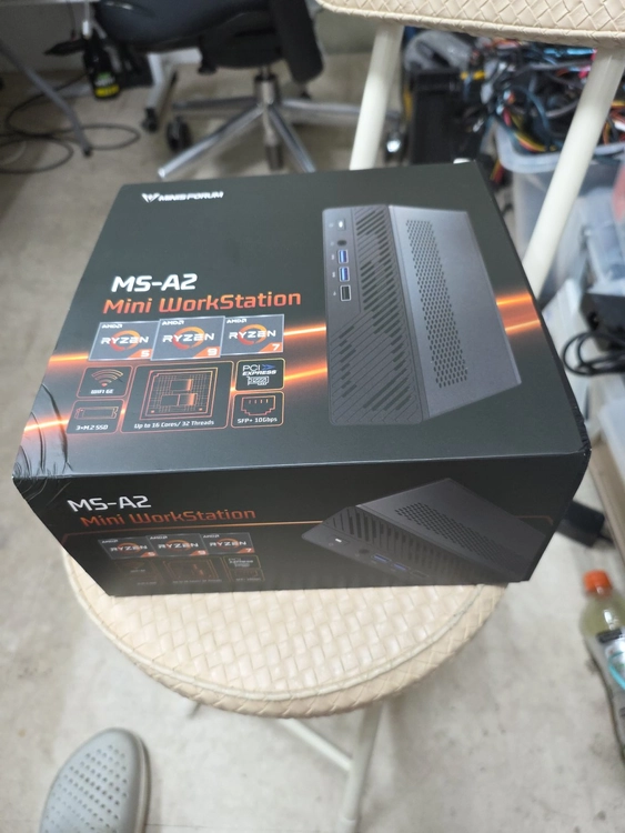 (최상급 풀옵션) 16코어 미니 워크스테이션 - 미니스포럼 "MS-A2" + "RTX 4000 ADA" 팝니다 - 안심되는 중고거래