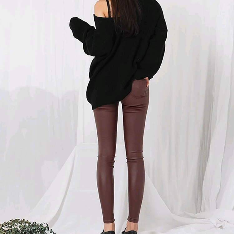 슬림 밴딩 코딩 스키니팬츠 이미지