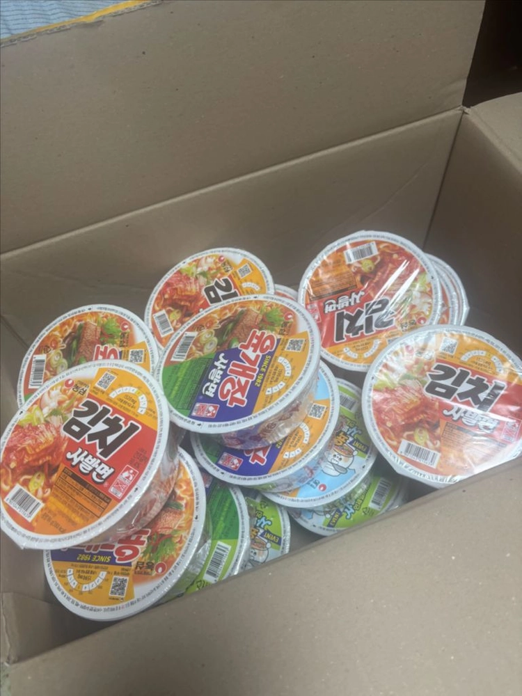 육개장 김치사발면 컵라면 20개 판매 - 안심되는 중고거래
