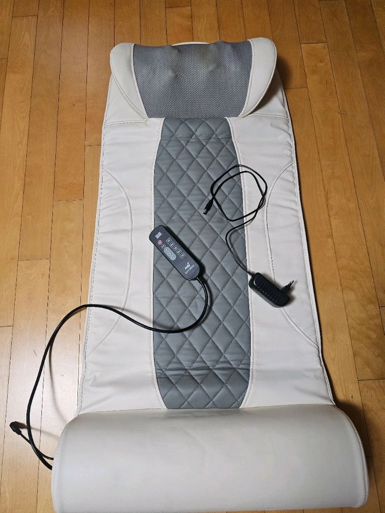 김수자 온열 마사지 매트 (화이트/그레이) 이미지