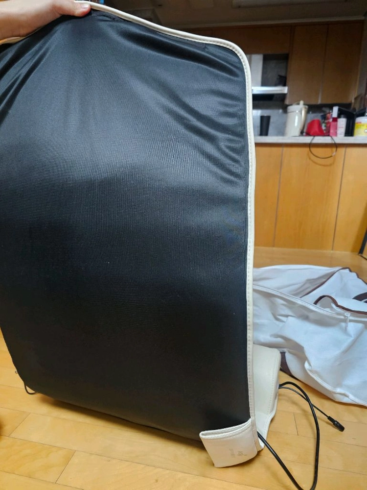 김수자 온열 마사지 매트 (화이트/그레이) 이미지