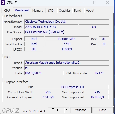 기가바이트 z790 AORUS ELITE AX 메인보드 이미지