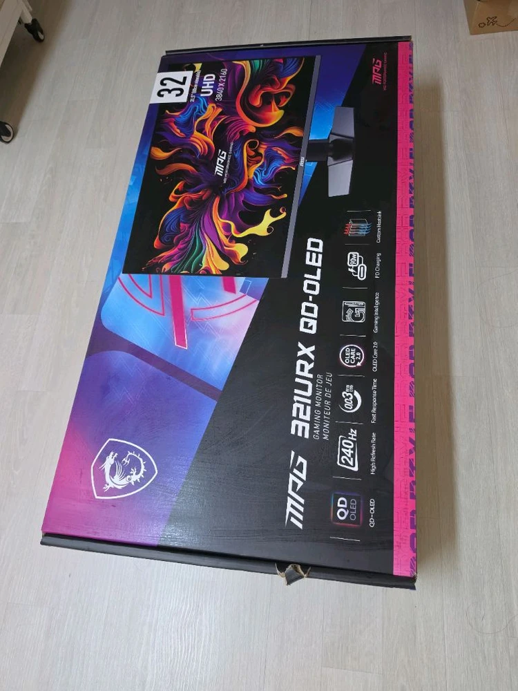 msi 321URX QD-OLED 240hz 4k 32인치 모니터 판매 이미지