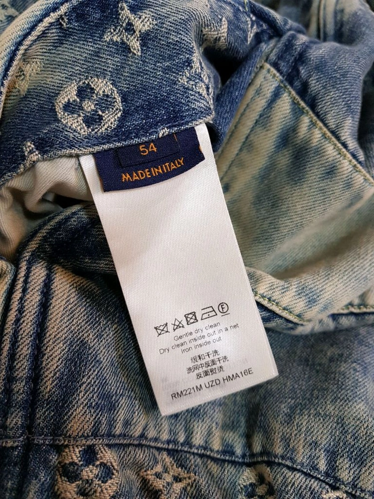 루이비통 니고 후드 데님 자켓 이미지