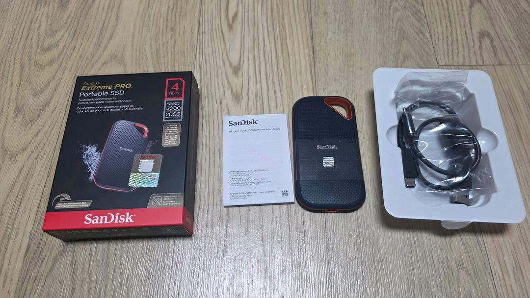 샌디스크 e81 4tb ssd 이미지
