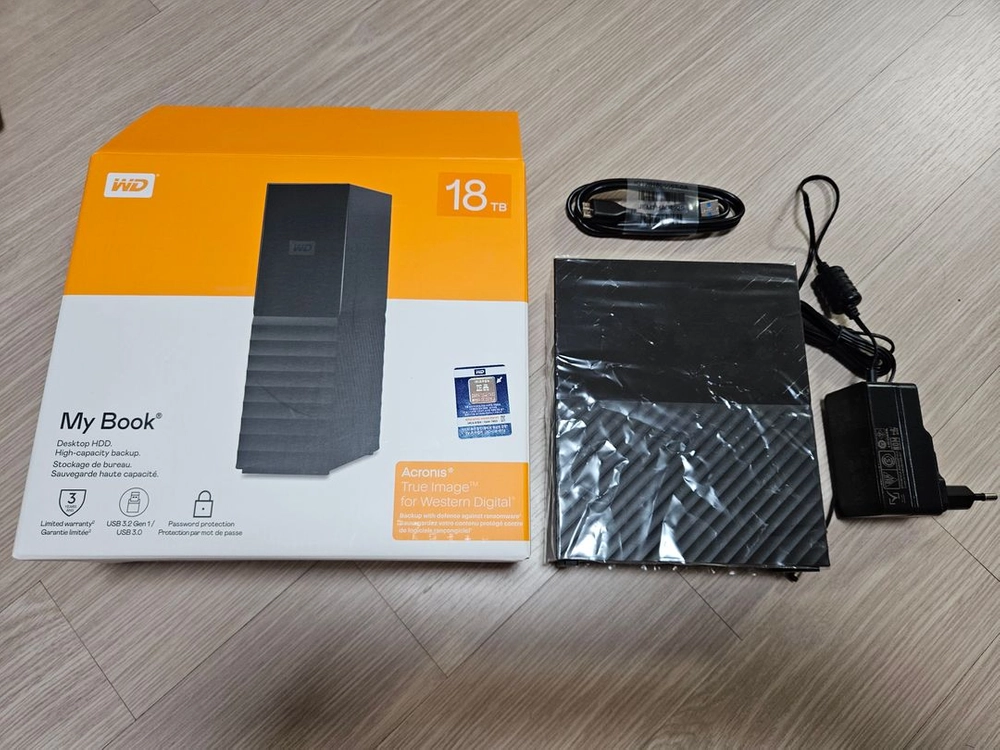 WD New 마이북 8.9cm 외장하드 18TB 이미지