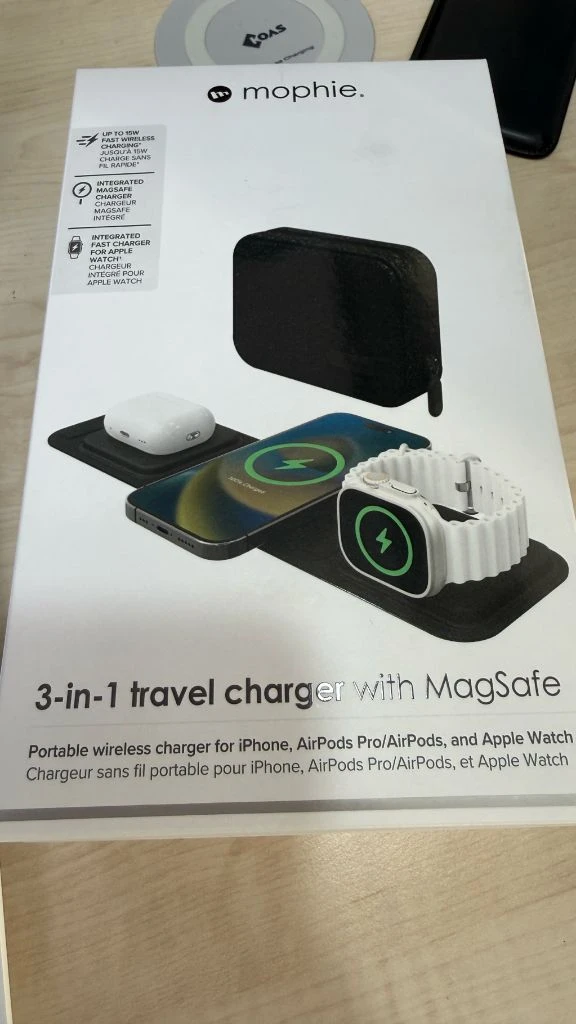mophie 3in1 트래블 패드 맥세이프 충전기(애플 매장) 이미지