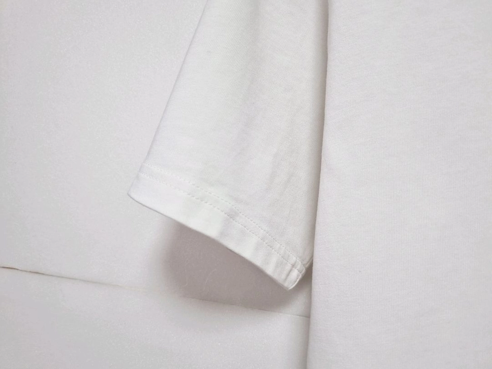 남성 나이키 x 스투시(나투시) 콜라보 월드투어 반팔 티 티셔츠 흰색 이미지