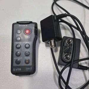 소니 올드 핸디캠 순정 리모컨 RMT-507 (클립 포함) + RF 어댑터 일괄 이미지