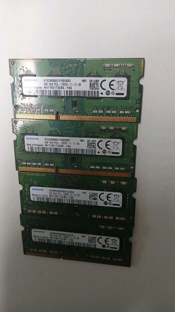 DDR3 4GB 메모리 4개 세트 이미지