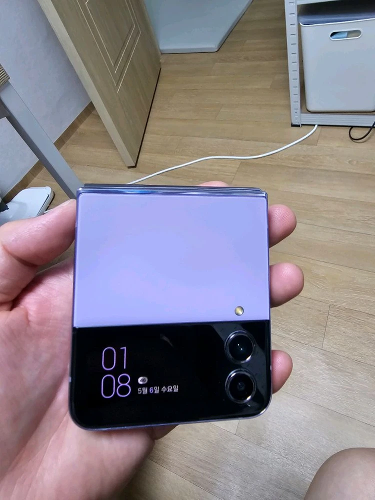 갤럭시z 플립4 라벤더 256g 이미지