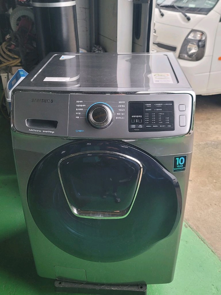 무료배송설치 삼성 세탁기/건조기 세트 연길키트포함2019,1제조 작동잘돼요< 이미지