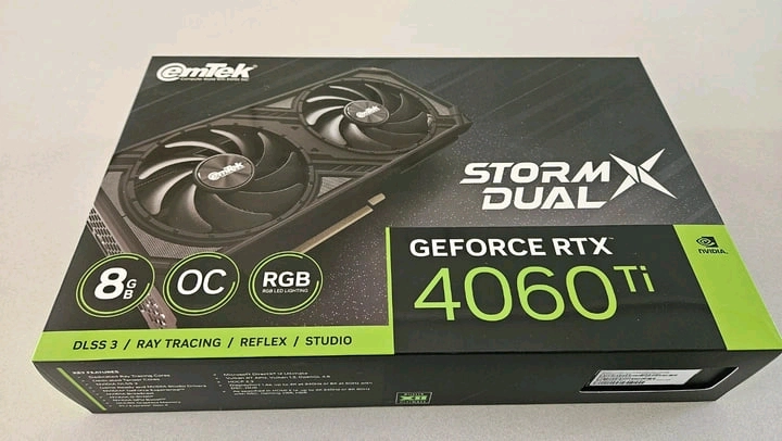 이엠텍 RTX 4060 Ti Storm X Dual 8GB 팝니다 이미지