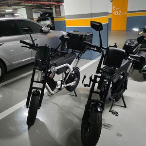 전기자전거 자토바이 퀄리 엑스트론 미니 308km 화이트 블랙 한대당 48v20ah 배터리2개 이미지