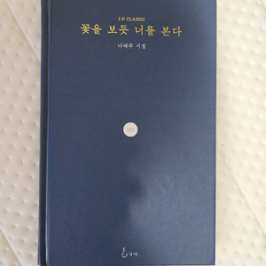 (새 책) 꽃을 보듯 너를 본다 나태주 시인 이미지