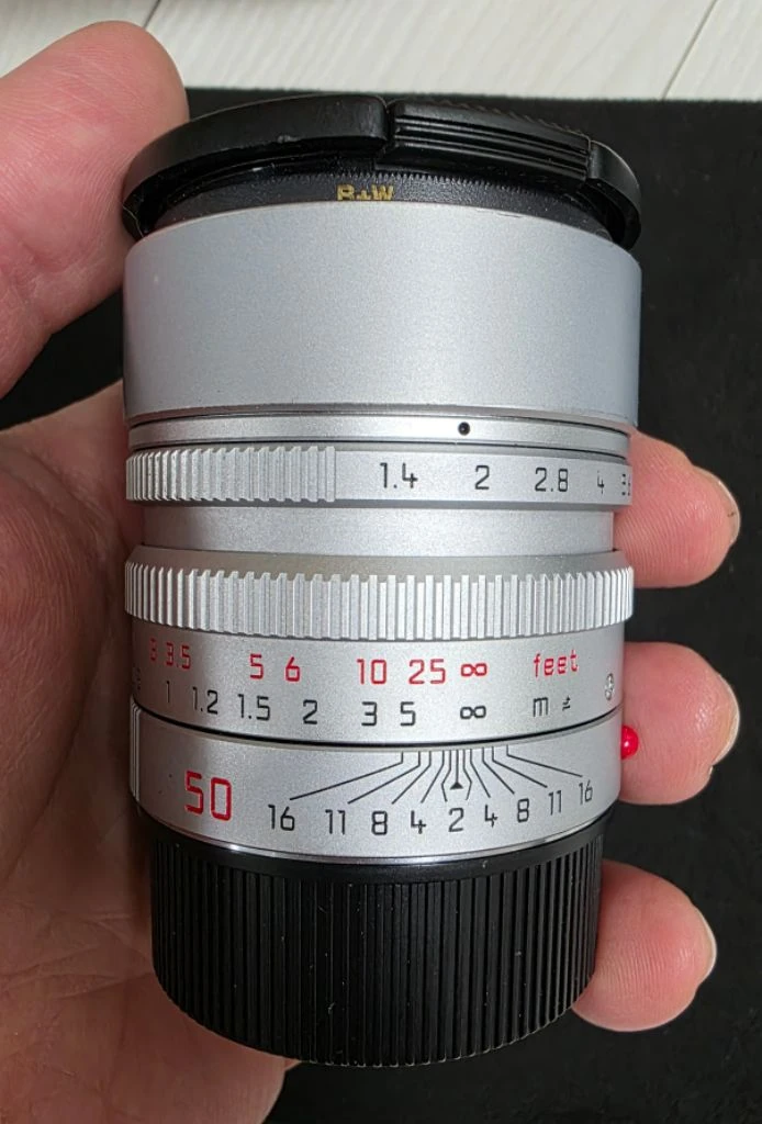 (신동품) 라이카 50mm 1.4 주미룩스 실버 47시리얼 현행전 이미지