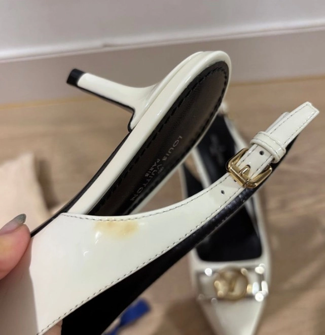 [정품] 루이비통 LV 인사이더 슬링백 펌프스 황금사이즈 이미지