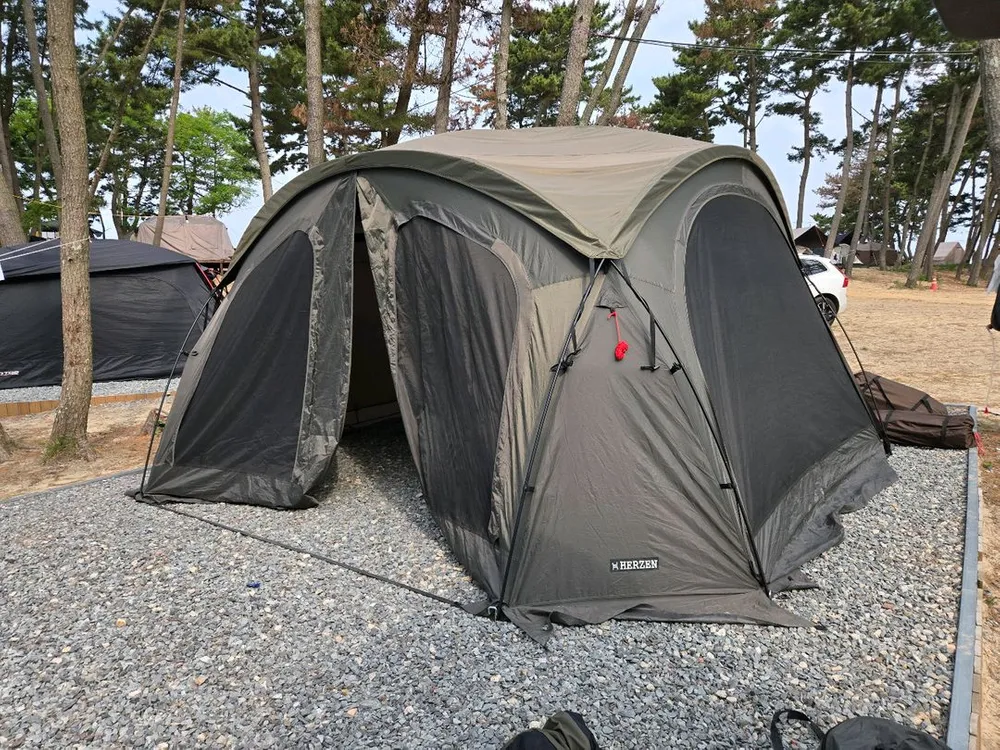 에르젠 라운지 쉘터 S5 카키팝니다.티피유포함 이미지