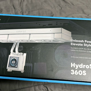 리안리 Hydroshift LCD 360S (화이트) 하이드로쉬프트 수냉쿨러 이미지