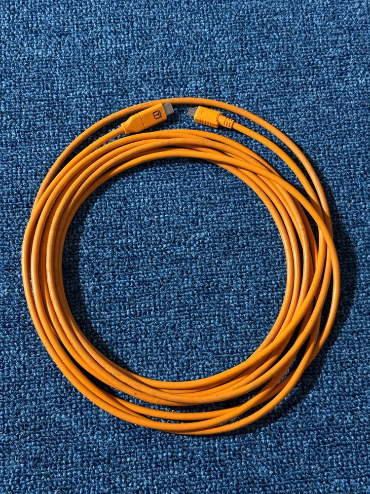 테더툴스 USB-C to 마이크로 5핀 테더링 케이블 4.6m 이미지