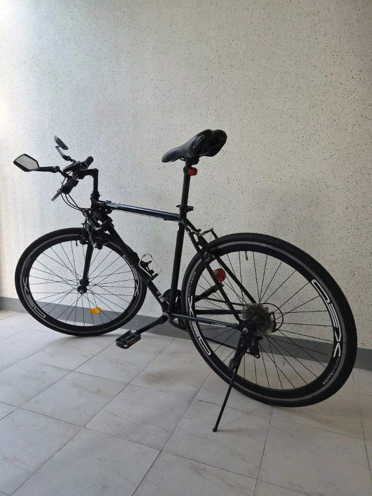삼천리 700C XEO 7 하이브리드 자전거 블랙 이미지