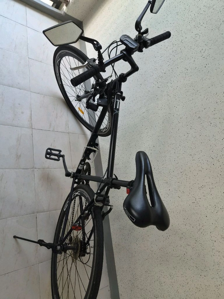 삼천리 700C XEO 7 하이브리드 자전거 블랙 이미지