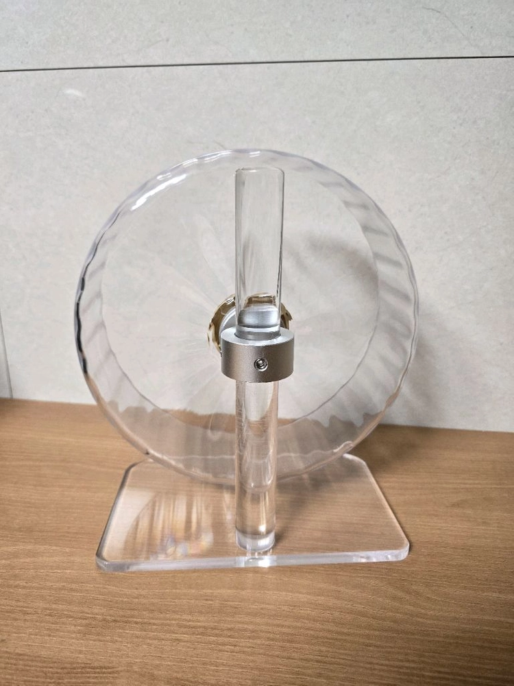 (신품급) 스윗슈가 무소음 아크릴 챗바퀴(지름 26cm) 팝니다. 이미지