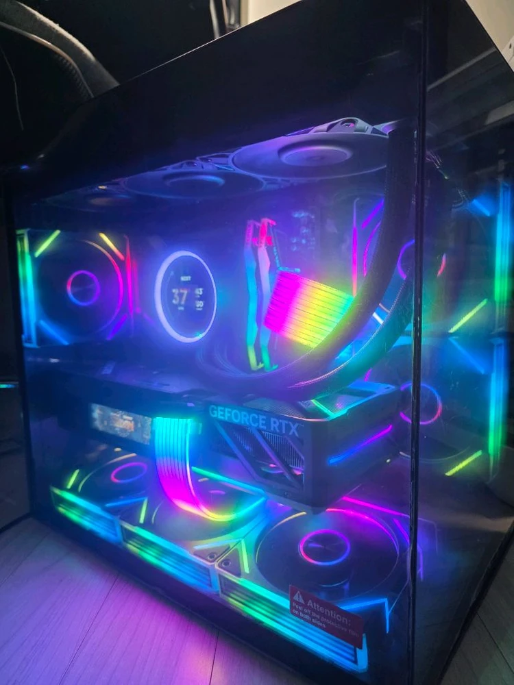 라이젠7 9800X3D RTX5070TI 불칸 리안리본체고급PC 이미지