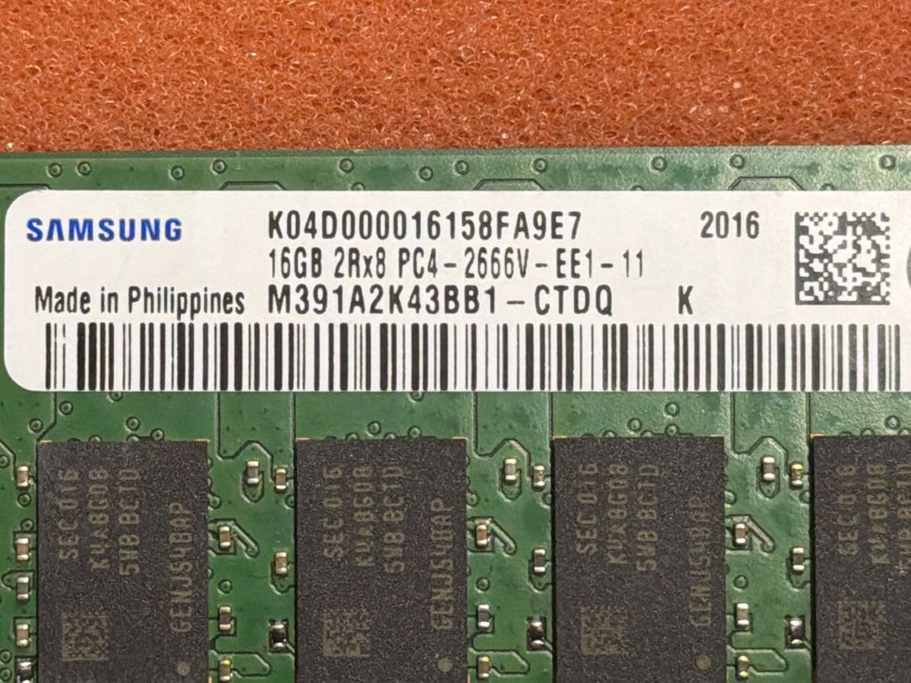 삼성 서버용 DDR4 16GB ECC unbuffered 시놀로지 나스 이미지
