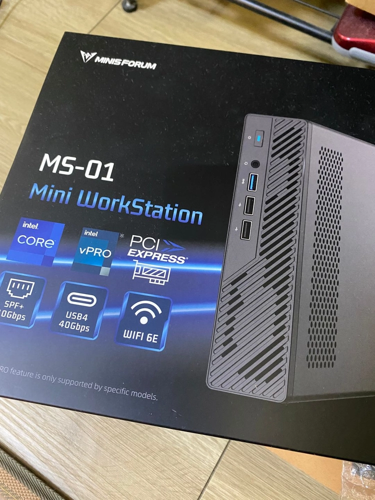 베어본 - 미니스포럼 MS-01 ( i9-13900H/noRAM/noSSD ) 미니워크스테이션 팝니다 - 안심되는 중고거래