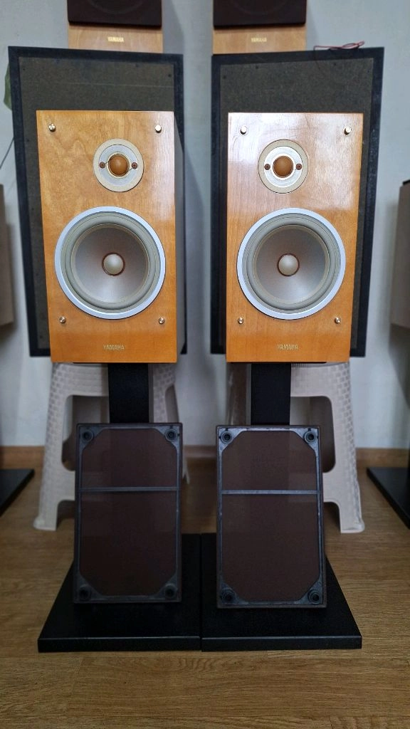 (스탠드포함/오버홀) yamaha NS-1 알리코 스피커/ 빈티지 레트로 y2k 인테리어 가게 카페 매장 오디오 이미지