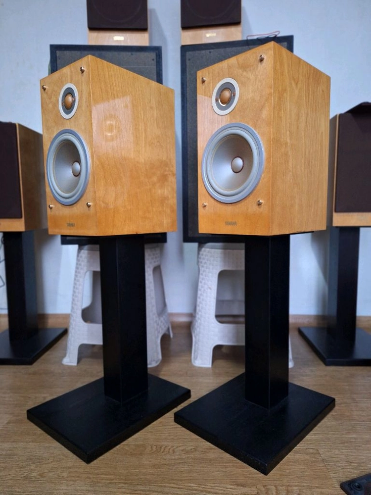 (스탠드포함/오버홀) yamaha NS-1 알리코 스피커/ 빈티지 레트로 y2k 인테리어 가게 카페 매장 오디오 이미지