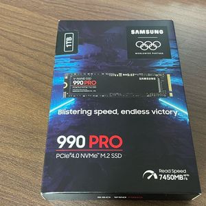 삼성 SSD 990 PRO 1TB 내수 정식 미개봉 이미지