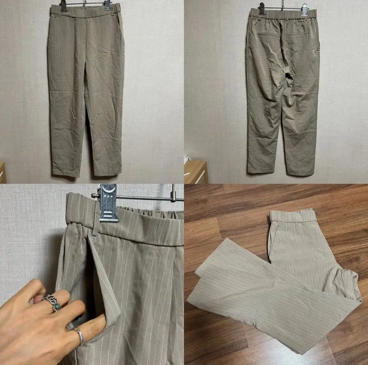 여자 슬랙스 정장바지 이미지