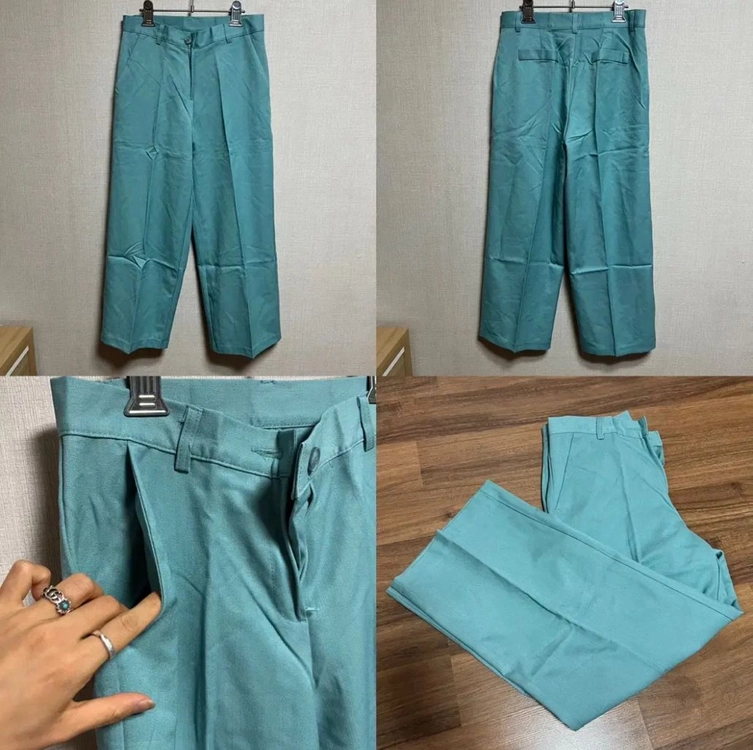 여자 슬랙스 정장바지 이미지