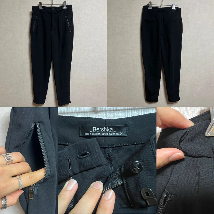 여자 슬랙스 정장바지 이미지