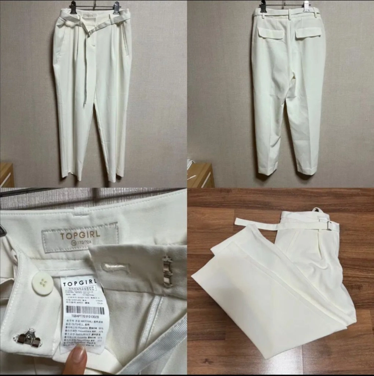 여자 슬랙스 정장바지 이미지