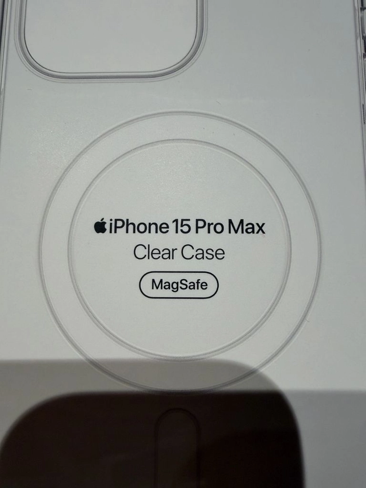 새상품급 애플 아이폰 15 프로 멕스 정품 magsafe 투명 케이스 이미지