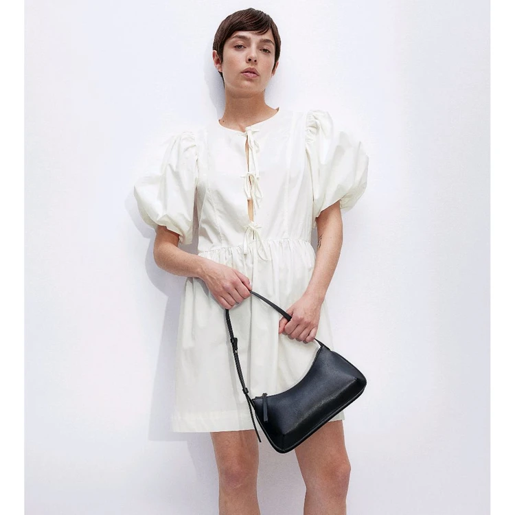 H&M 퍼프 벌룬 미니 원피스 S//지그재그 자라 에이블리 이미지