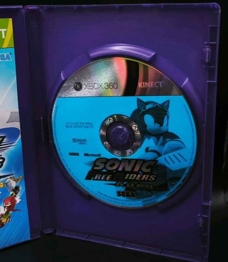 XBOX360 소닉 프리 라이더즈 키넥트 대응 최고의 게임 이미지