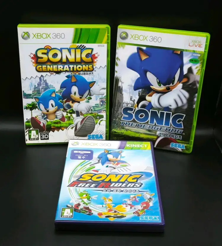 XBOX360 소닉 프리 라이더즈 키넥트 대응 최고의 게임 이미지