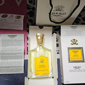 크리드 네롤리 소바쥬 오드퍼퓸 100ml 미개봉 새상품 쇼핑백 이미지