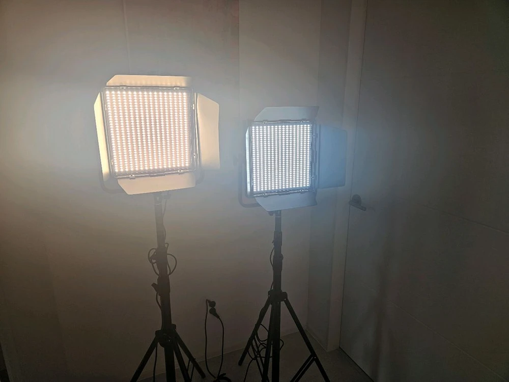 dracast plus led-1000 조명 2개 풀세트 이미지