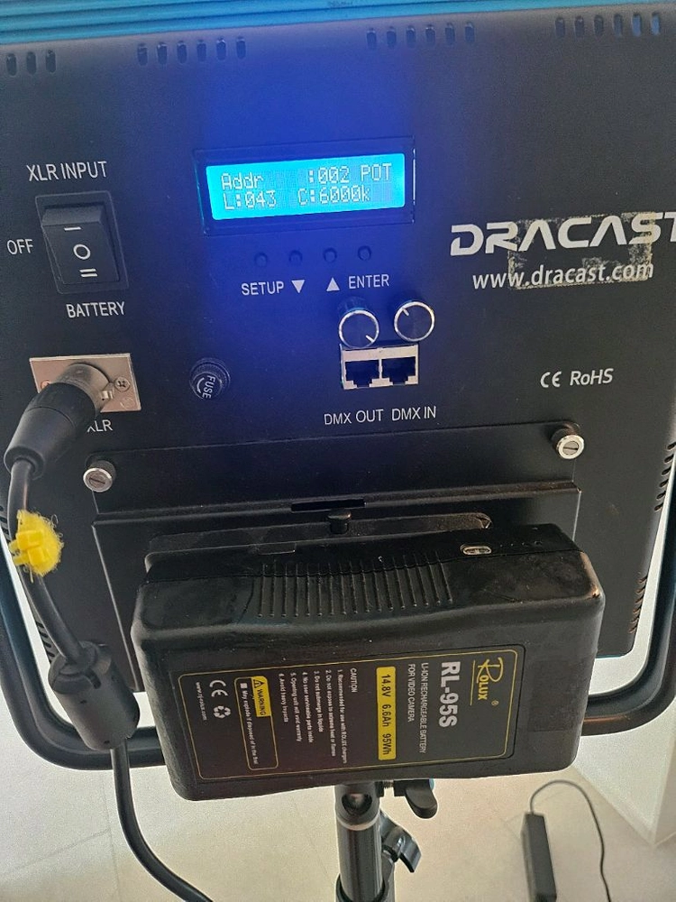 dracast plus led-1000 조명 2개 풀세트 이미지