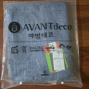 아방데코 더샌드 초극세사 토퍼카바 블루 싱글 미개봉 새상품 이미지