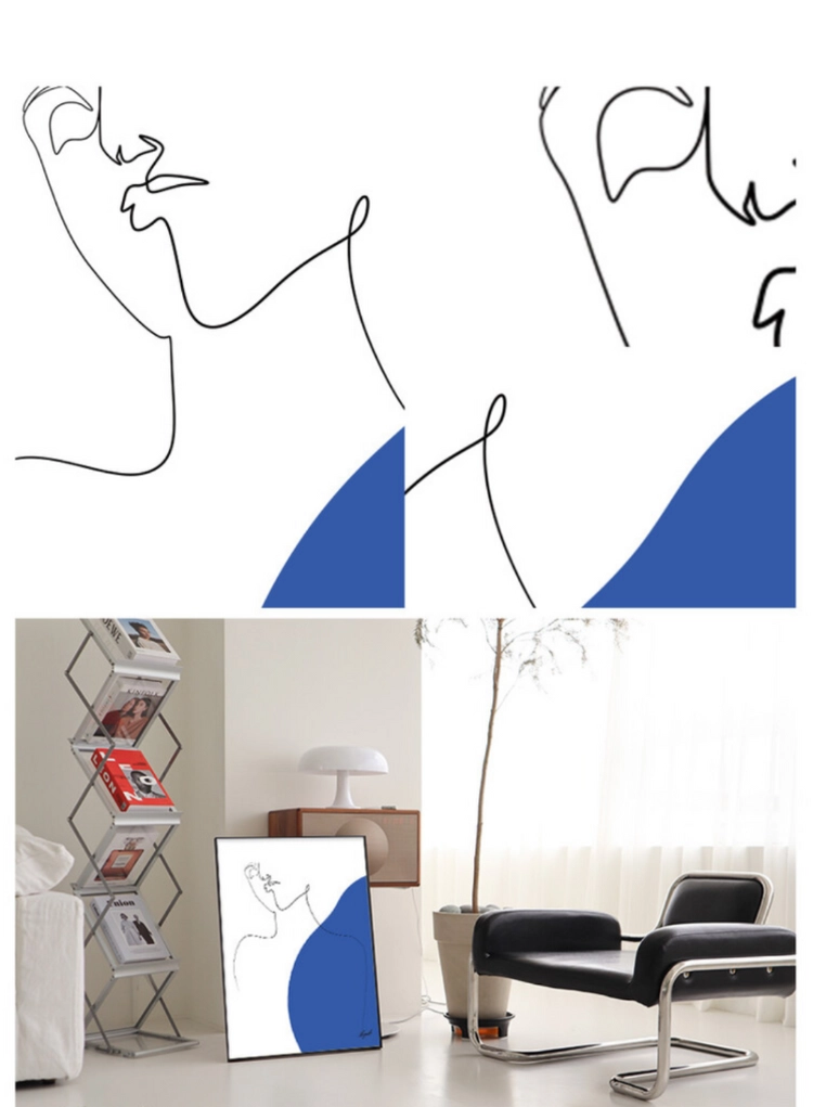 (포장상태) 차한별 작가-미니멀 모던 원라인 드로잉 에디션 이미지